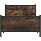 vidaXL Metalni okvir kreveta s uzglavljem i podnožjem 100 x 190 cm | shoptok.hr