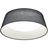  črna LED stropna svetilka s tekstilnim senčilom Ponts | Shoptok.si