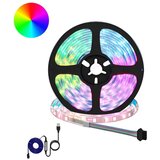  LED traka 12 kom. Crna i prozirna Bakar i plastika - 400 cm 12 LED traka (s PU gumom) | shoptok.hr