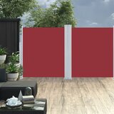 Maison Chic Zložljiva stranska tenda - Senčniki rdeča 160x600 cm, (22039492) | Shoptok.si