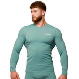 GymBeam kompresivna majica dugih rukava mid blue