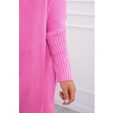 Kesi Sweater with batwing sleeve light pink Cijene