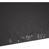  Vrtna saksija Crna 100 x 20 x 49 cm Čelična vrata | shoptok.hr