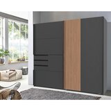 Mömax Omara Z Drsnimi Vrati Coburg, Barva Grafita, Hrast, Š. 180cm | Shoptok.si