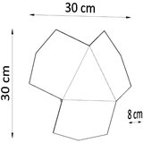 Nice Lamps Črna stenska svetilka Hiru – | Shoptok.si