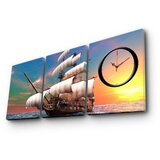 WALLXPERT dekorativni zidni sat od platna (3 komada) 3P3040CS 71 | Eponuda.com