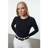 Trendyol Black Basic Furry Knitted Sweater | Shoptok.si