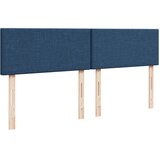  Krevet s oprugama i madracem plavi 200 x 200 cm od tkanine | shoptok.hr