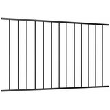  Ogradni panel Woerden čelik s praškastim premazom 1,7x1 m crna | shoptok.hr