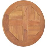 Stolna ploča od masivne tikovine okrugla 2,5 cm 40 cm | shoptok.hr