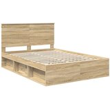  Krevetna konstrukcija Sonoma 140 x 190 cm Čvrsto borovo drvo | shoptok.hr