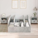  Okvir kreveta Betonski sivi Beton Jedan Čvrst Krevet za pohranu | shoptok.hr