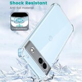 Techsuit Shockproof Clear Silicone prozirna maskica otporna na udarce za Google Pixel 9 Pro | shoptok.hr