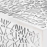  Stolić za Kavu Srebrni Geometrijski Dizajn Aluminij | Eponuda.com