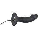 Black Velvets Black Velvet - analni vibrator na baterije s penisom (crni) | shoptok.hr