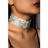 Fenzy Kragna Sa Ukrasnim Kamenčićima, Srebrne Boje | shoptok.hr