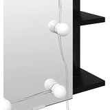  Ogledalo ormar Crni hrast 70 x 16,5 x 60 cm Konstruirano drvo | shoptok.hr