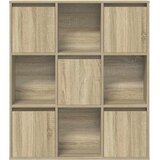  Regal za knjige boja hrasta 89x24x101,5cm od konstruiranog drva | Shoptok.si