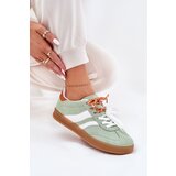 Boto Low Women's Sneakers With Double Lacing Green Ventus | Shoptok.si