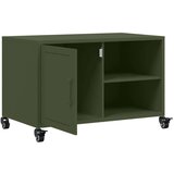 vidaXL TV ormarić maslinastozeleni 68x39x43,5 cm hladno valjani čelik | shoptok.hr