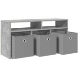  Nizak ormarić s ladicama Betonski sivi 87 x 27,5 x 43 cm | shoptok.hr