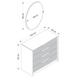 Hanah home komoda kale luxe 4801 | ePonuda.com
