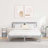  Nočna omarica s predalom 2 pcs Siva Sonoma 25,5 x 22 x 49,5 cm, (5000233664) | Shoptok.si