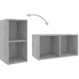 TV ormarići 2 kom boja betona 72x35x36,5 cm konstruirano drvo | shoptok.hr