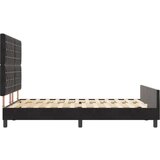  Krevetna konstrukcija Crna 160x200 cm Velvet | shoptok.hr