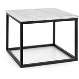Besoa Volos T50, stolić za kavu, 50 x 40 x 50 cm, mramor, interijer & eksterijer, crno / bijeli | shoptok.hr