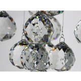  LED Kristalno stropno svetlo NAURU LED/24W/230V prečnik 40 cm sjajni hrom + daljinski upravljač | Eponuda.com