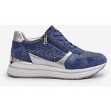 Inblu Women's Platform Sneakers with Lacy Pattern and Brocade | shoptok.hr