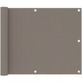 vidaXL Balkonsko platno taupe 75x400 cm oksford blago Cene