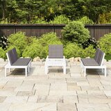 Maison Chic Seti vrtnega pohištva - Vrtna garnitura - Vrtni pohištvo set 4-delna z blazinami plastika bela, (21820267) | Shoptok.si