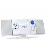 OneConcept V-12, bela, stereo sistem s CD-MP3 predvajalnikom, USB SD AUX
