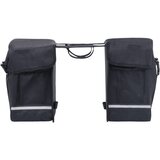 The Living Store Dvojna kolesarska torba za zadnji prtljažnik vodotesna 35L črna - Kolesarska Torba, (21494081) | Shoptok.si