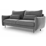 Cosmopolitan Design Svetlo siv raztegljiv kavč s prostorom za shranjevanje Vermont