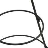 vidaXL Kovinska novoletna jelka za dekoriranje črna 90 cm | Shoptok.si