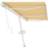  Samostojeća automatska tenda 600 x 350 cm žuto-bijela | shoptok.hr
