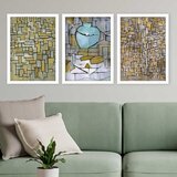 Wallity Set uramljenih slika 3BC_UN3894486, 3 Dela | ePonuda.com