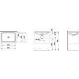 Laufen Lavabo Laufen PRO S 60x40 ugradni (LA8119650001091) | Eponuda.com