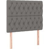  Uzglavlje tamnosivo 100x7x118/128 cm od tkanine | shoptok.hr