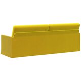SOFA za 3 osobe Žuta 220 x 81 x 82 cm Baršun | shoptok.hr
