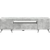  LED TV kabinet Betonska siva Konstruirano drvo | shoptok.hr