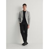 Reserved - Suknjič slim fit - Svetlo siva | Shoptok.si