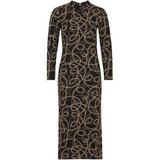 Dorothy Perkins Petite Obleka bež / temno bež / črna | Shoptok.si