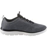 Skechers Nizke superge 'Summits Louvin' dimno-siva / črna | Shoptok.si