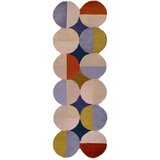 Flair Rugs Ročno tkan volnen tekač 80x230 cm Mia Ellipse – Cene