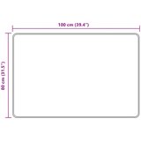  za tepih MARSA Crna 80 x 100 cm Poliester i PVC | shoptok.hr