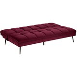 MID.YOU ZOFA S POSTELJNO FUNKCIJO, bordo tekstil | Shoptok.si